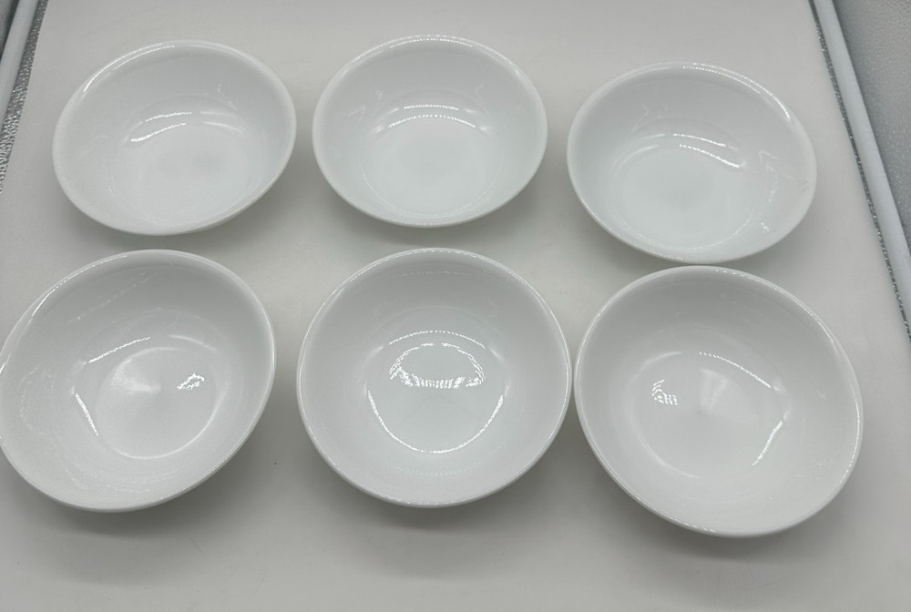Set Of 6 Corelle Winter Frost White Pattern 6-1/4