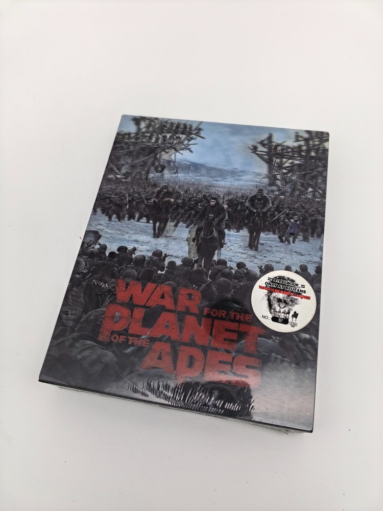 Blufans Oab#29 War For The Planet Of The Apes 4K Uhd Bluray Lenti Slip Steelbook