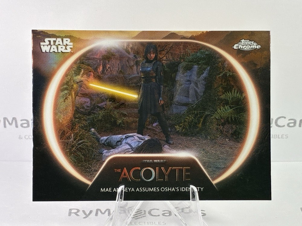 2025 Topps Chrome Star Wars #AC-13 The Acolyte Mae Aniseya Osha’s Identity