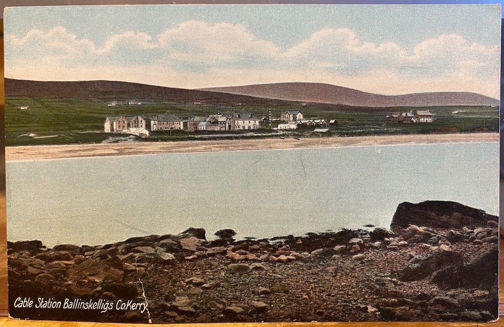 Irish Postcard Transatlantic CABLE STATION BALLINSKELLIGS KERRY Ireland Lawrence