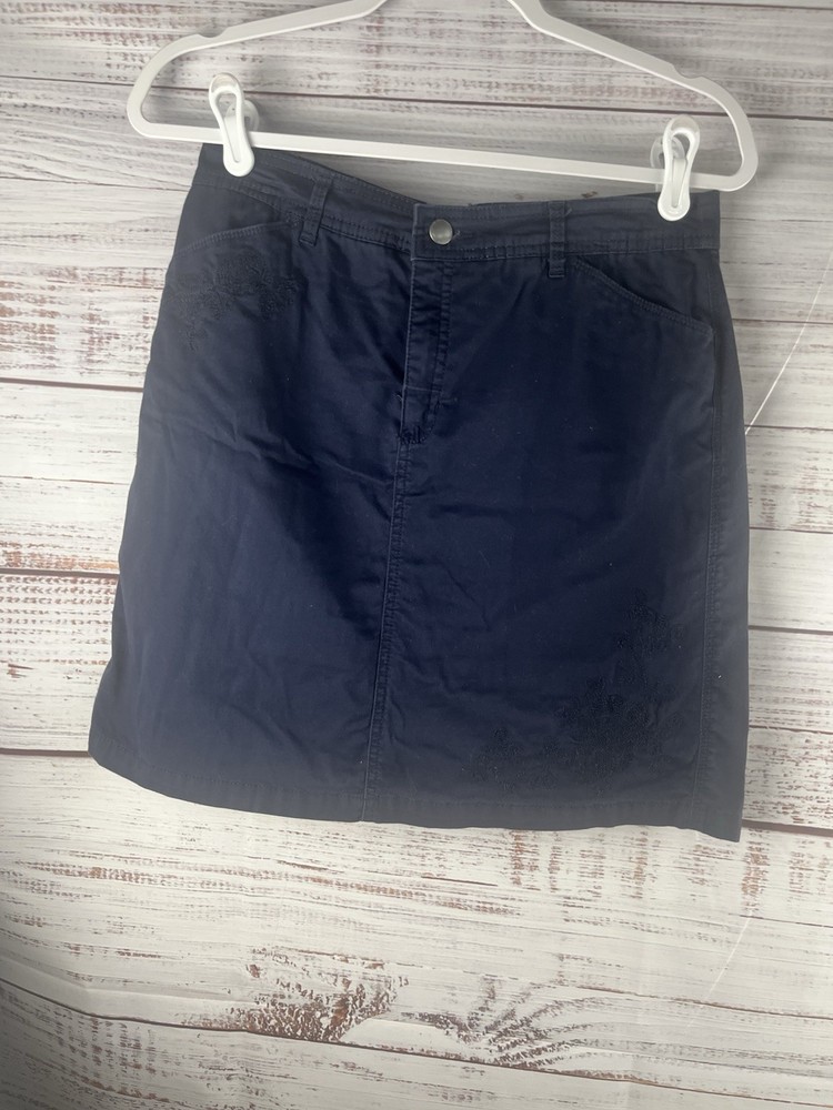 Croft & Barrow Skort Women’s 6 Stretch Classic Fit Skort Navy Blue