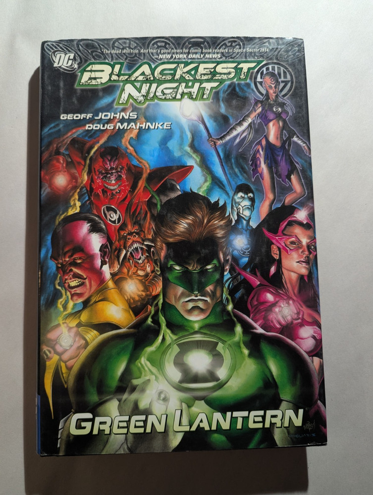 Blackest Night: Green Lantern HC DJ Hardcover - Johns / Mahnke (2010 DC Comics)