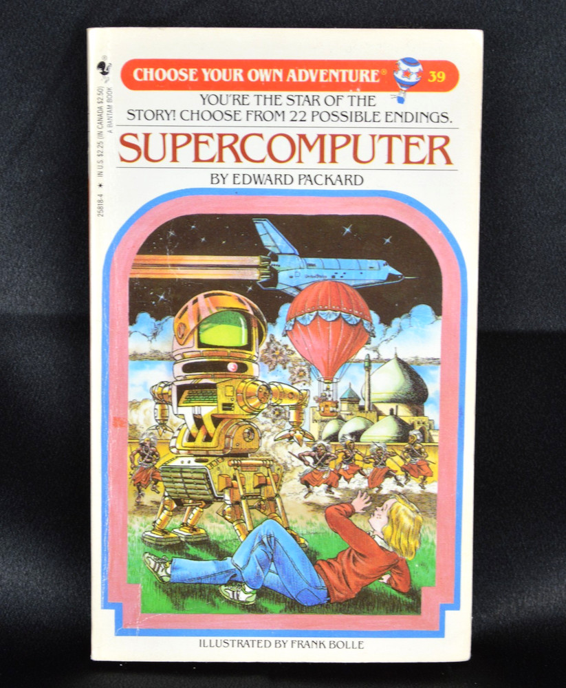 1984 Choose Your Own Adventure #39 Supercomputer E. Packard CYOA 1st Edition