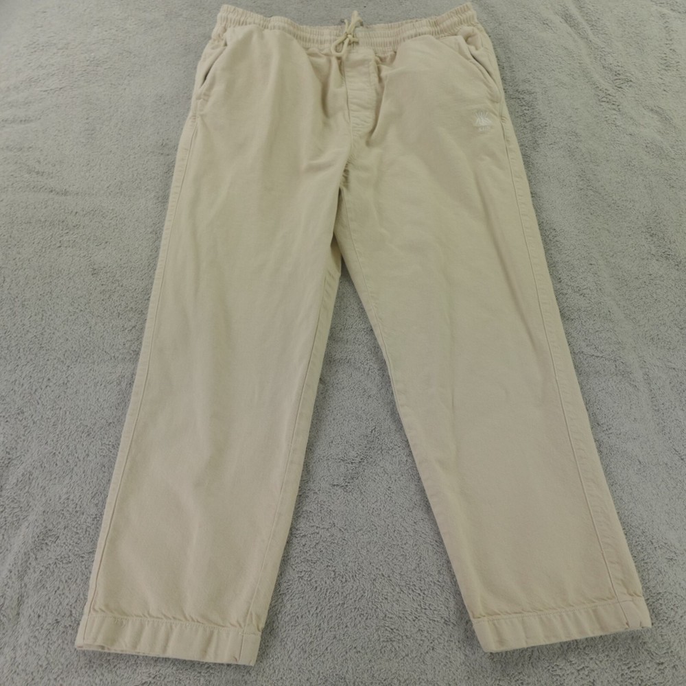 Kith Men's Large Beige Barrow Washed Denim Twill Pants Spring Summer 2024
