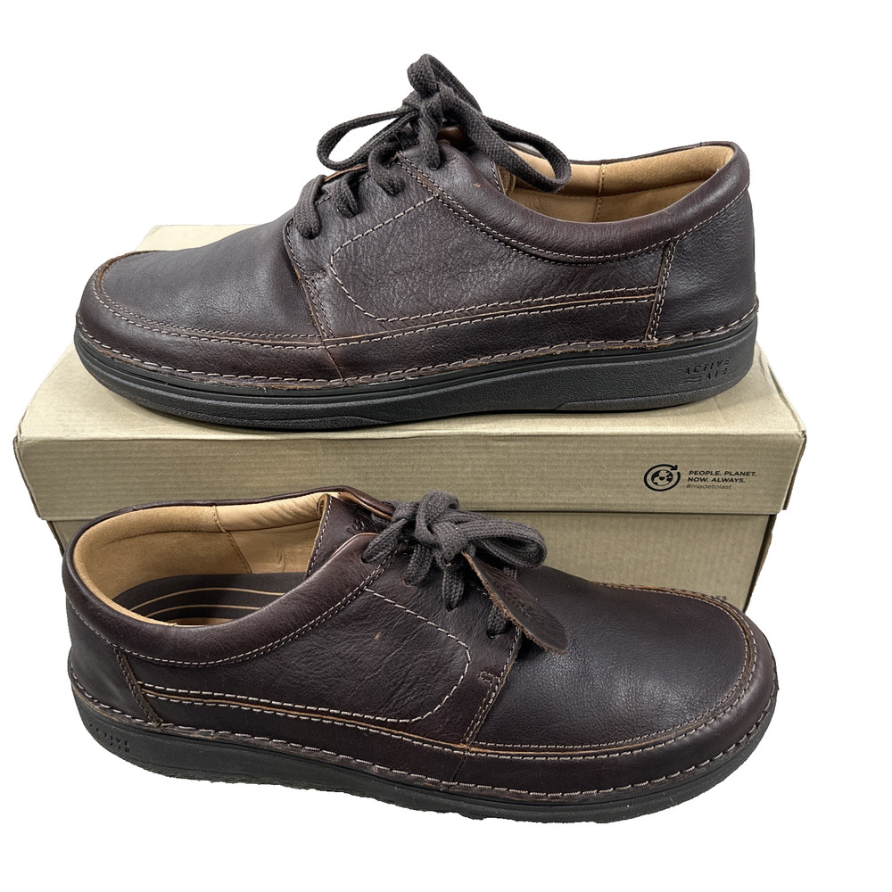 Clarks Nature 5 Lo Men's 14 Brown Leather Casual Comfort Oxford Shoes