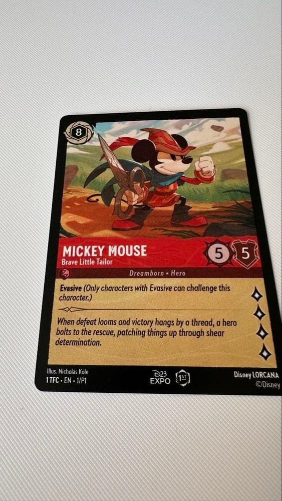 Disney Lorcana D23 Expo Mickey Mouse Lorcana