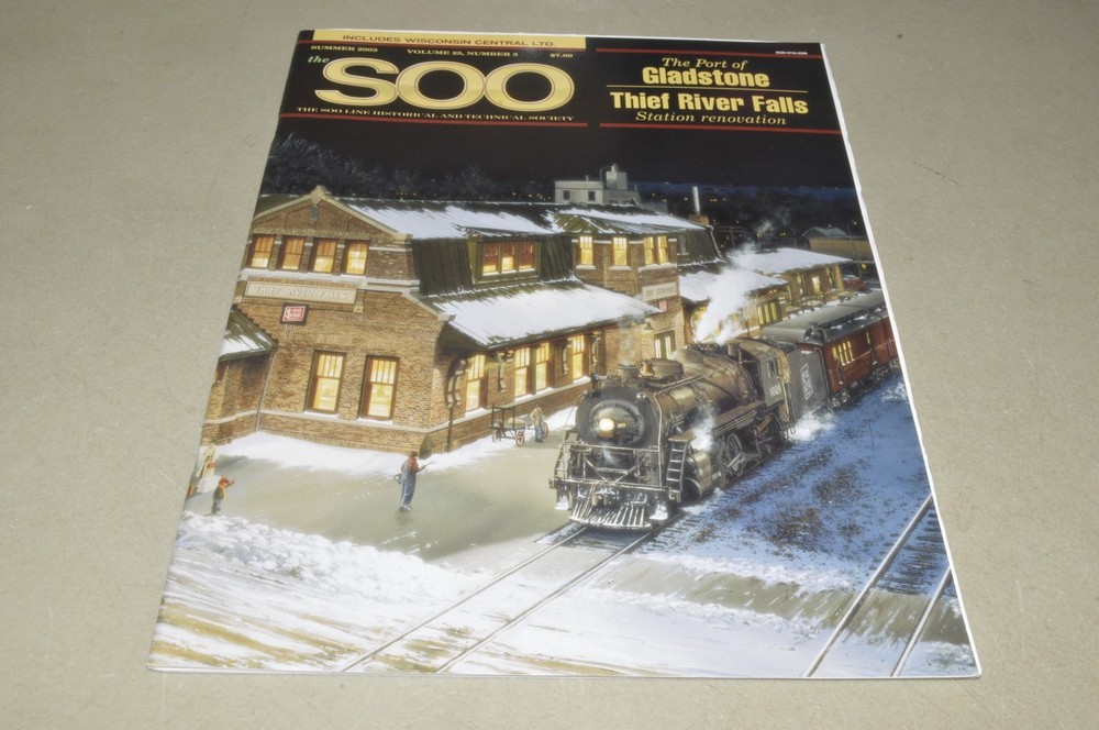 rr train magazine THE SOO Line Historical Technical Society V25 #3 2003 River