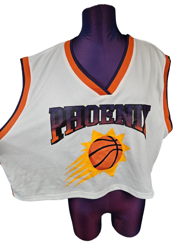 NWT Ultra Game Phoenix Suns Cropped & Sleeveless Jersey Size 3X Women's Plus F88