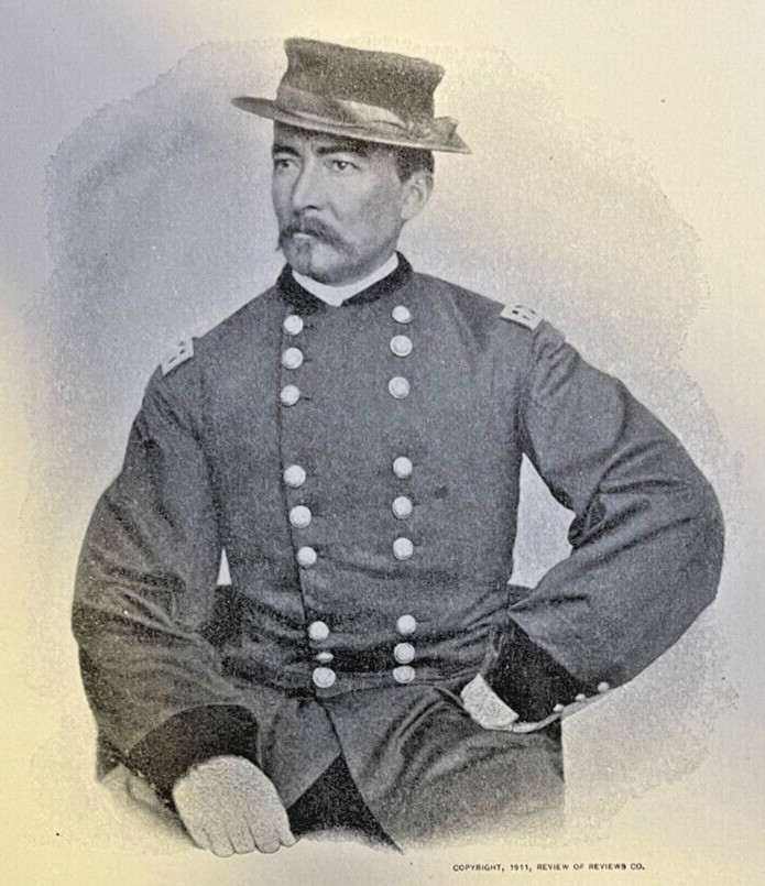 1912 Vintage Illustration General Philip H. Sheridan Civil War