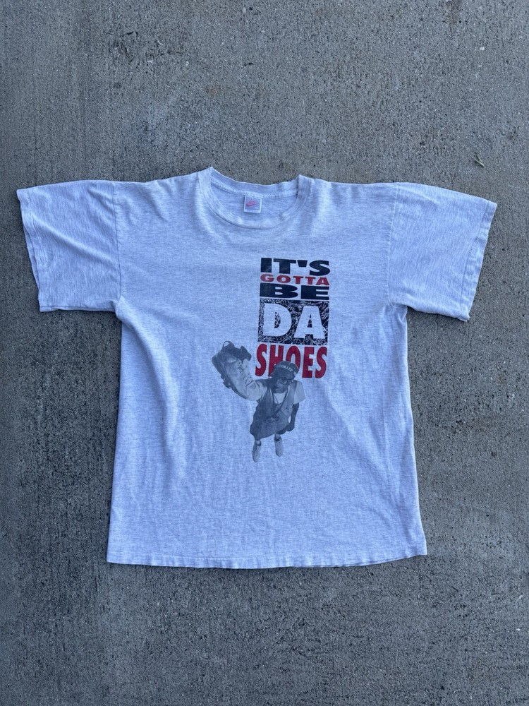 VTG 90s NIKE ITS GOTTA BE THE SHOES T-SHIRT JORDAN SPIKE LEE Sz XL MADE IN USA