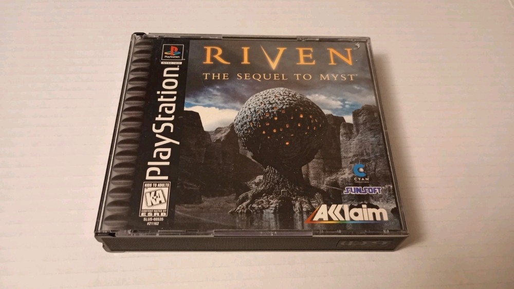 Riven: The Sequel to Myst (Sony PlayStation 1 PS1, 1997) COMPLETE - Myst 2