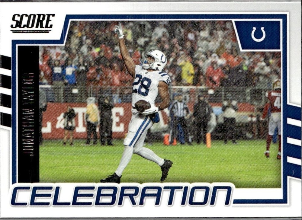 2022 Score Celebration Jonathan Taylor Indianapolis Colts #C-JT Football Card