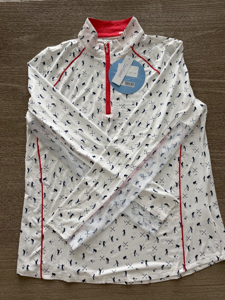 Women's San Soleil Golf Pullover 1/4 Zip / Nwt / Large