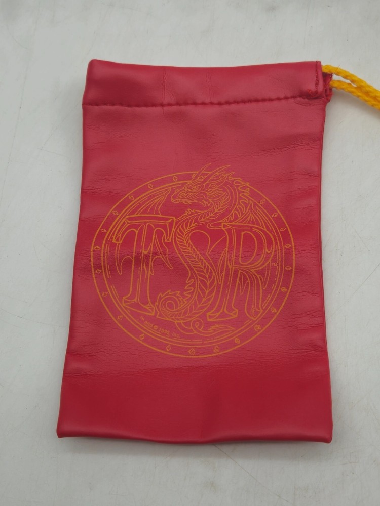 TSR Dungeons & Dragons Dragon Dice Bag Red