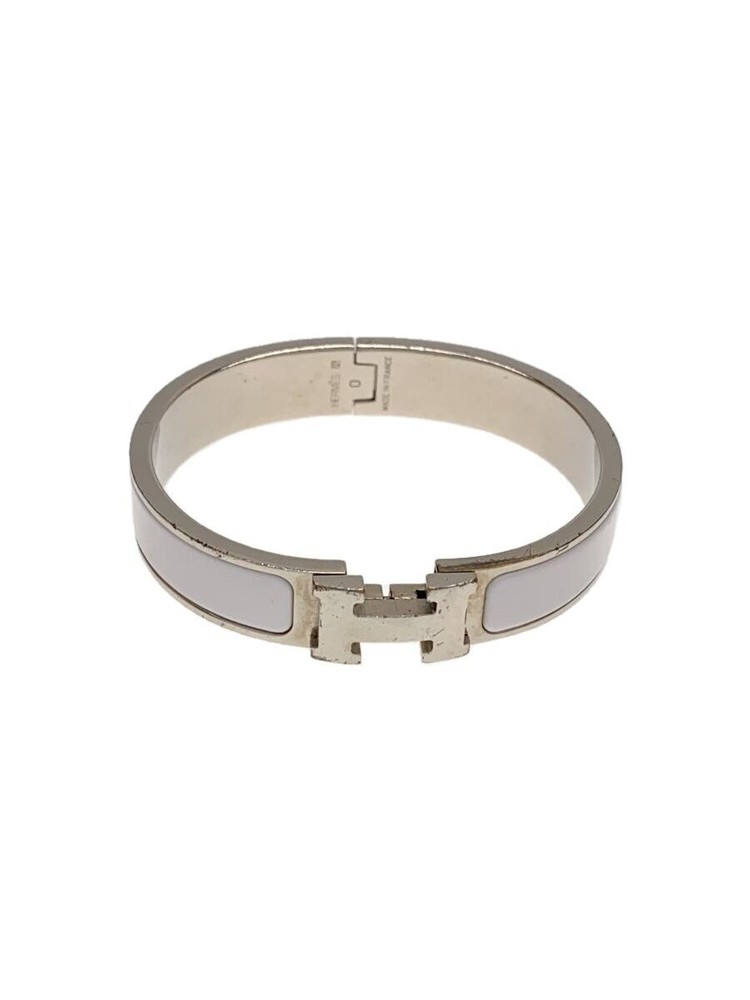 Hermes Silver Enamel Bracelet for Men Model 2722