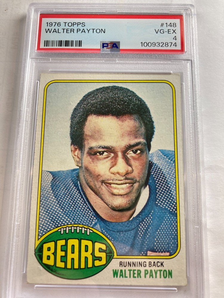 1976 Topps - Walter Payton #148 (RC) PSA 4