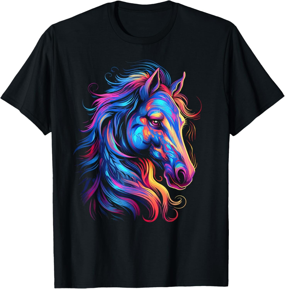 Horse Shirt For Women Teen Girls Beautiful Horse Graphic Gift Unisex T-Shirt