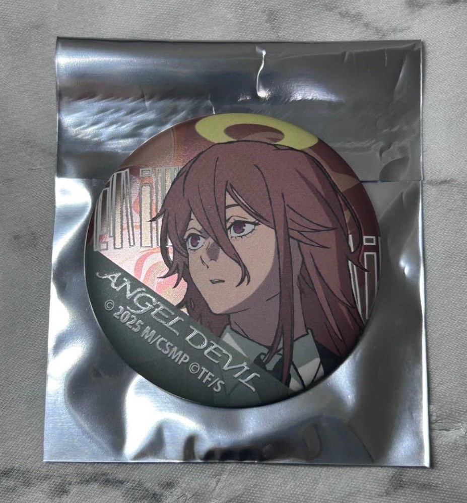 Angel Devil Button Pin Badge Chainsaw Man x Kinokuni Ya Books