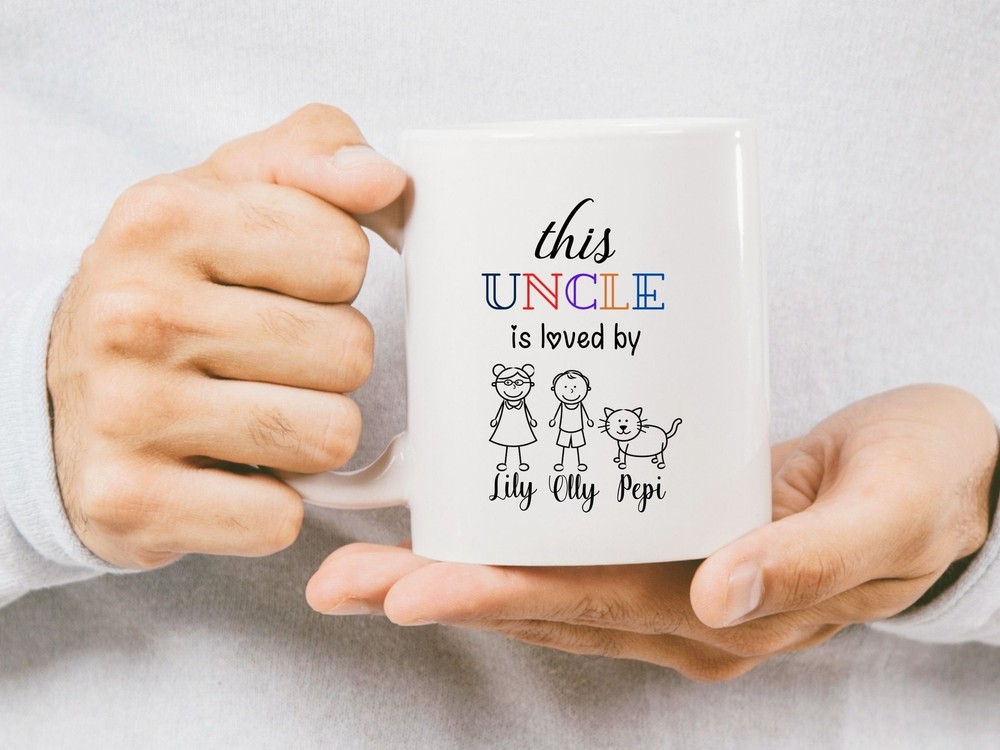 Custom Coffee Mug This Uncle Is Loved Custom Uncle Mug Gift Uncle Birthday Gift