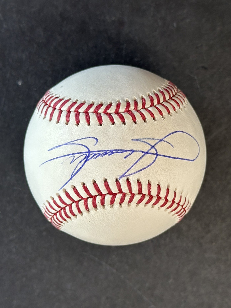 Sammy Sosa Chicago Cubs Signed OML Baseball AUTO BAS BeckettPROBSTEIN is actively accepting consignments !!