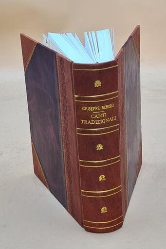 Traditional Albanian Songs and Essays from Sicilian Colonies Leather Bound
