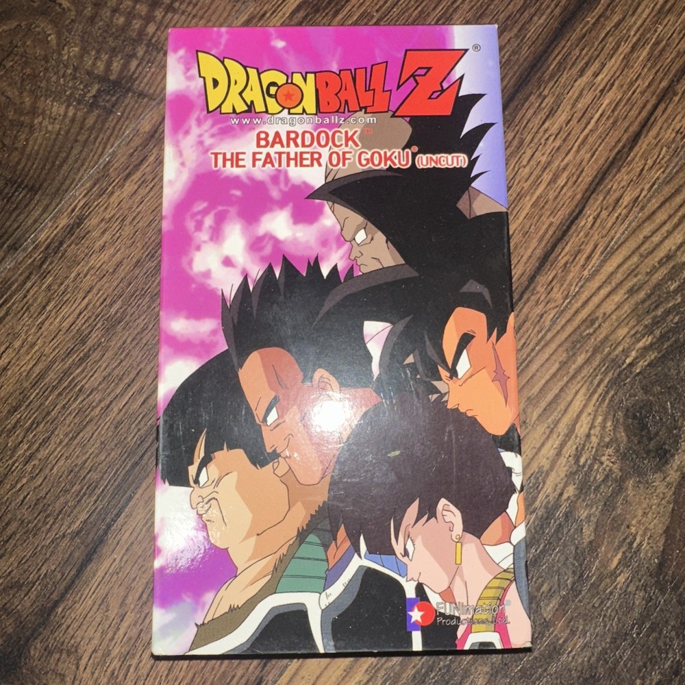 Dragon Ball Z Bardock Father of Goku Uncut VHS Tape Rare
