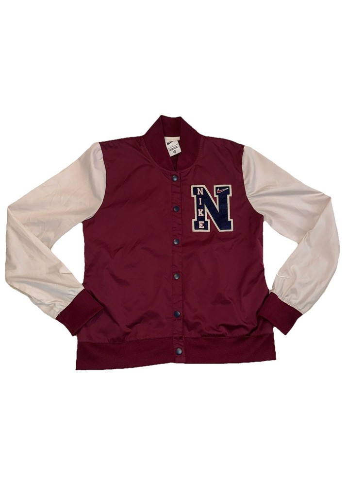 Nike Sportswear Woven Retro Patch Varsity Jacket DZ4630-638 Size S #722