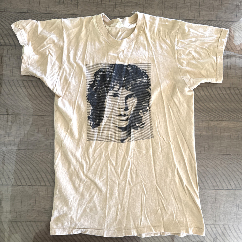 Vintage 1980s The Doors Jim Morrison Rock Band T-Shirt Single Stitch USA Size M