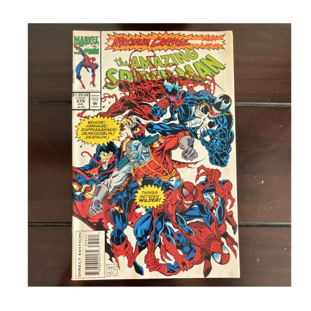 Marvel Comics The Amazing Spider-Man #379 Maximum Carnage Direct Edition