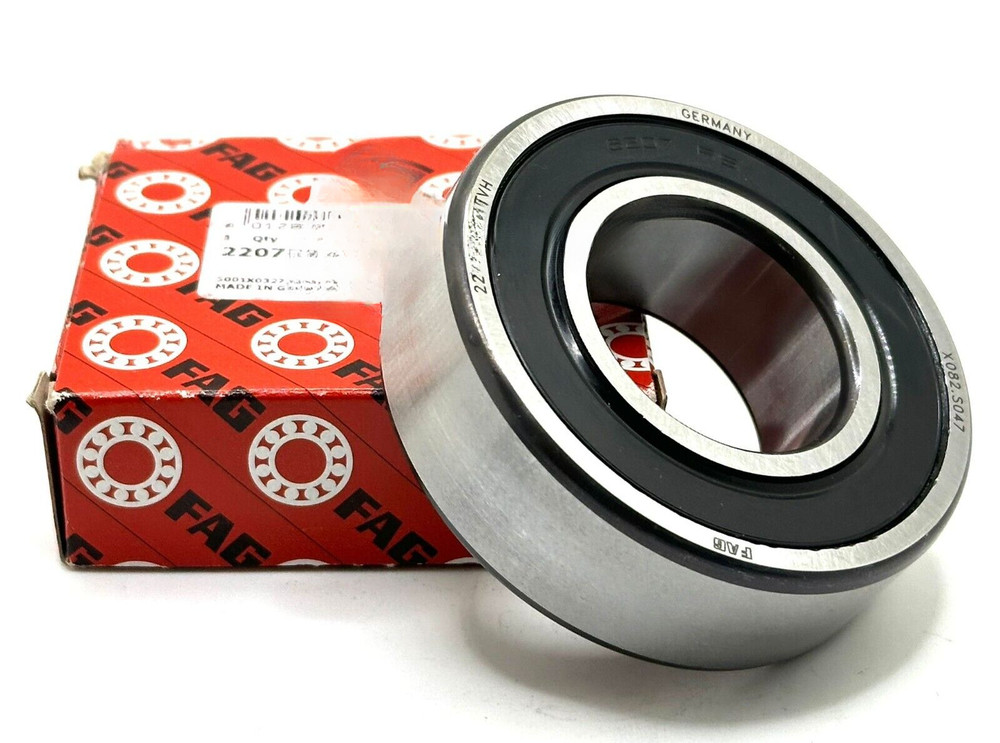 FAG 2207 2RS TVH SELF-ALIGNING BALL BEARING, RUBBER SEALED 35x72x23mm
