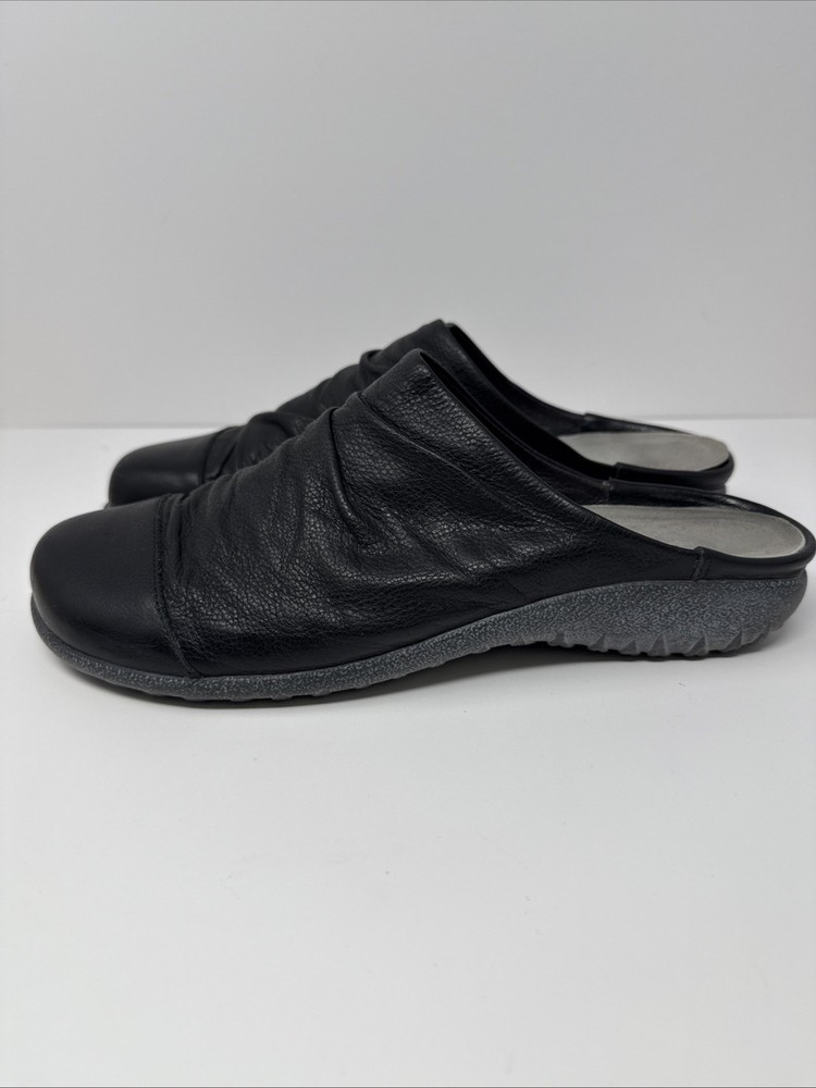 Naot Paretao Mule Wrinkled Soft Leather Slip On Shoes Women’s Size 11