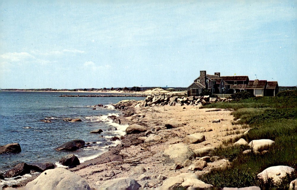 Weekapaug, Rhode Island Shoreline Postcard