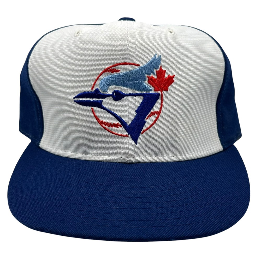 Vintage 90s Toronto Blue Jays New Era Fitted Pro Model Hat Diamond MLB 7 1/4