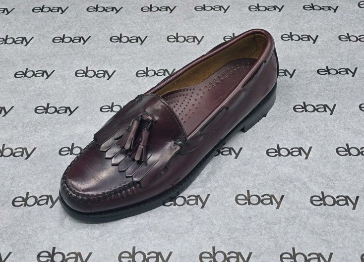 GH Bass & Co Men's Weejuns Leather Layton Loafers Dress Shoes, Size 9.5 B