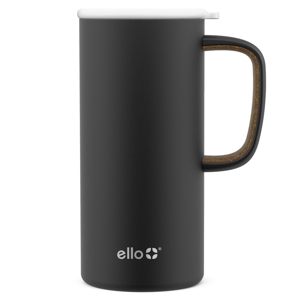 Campy Vacuum Insulated Travel Mug with Leak-Proof Slider Lid and Comfy Carry ...