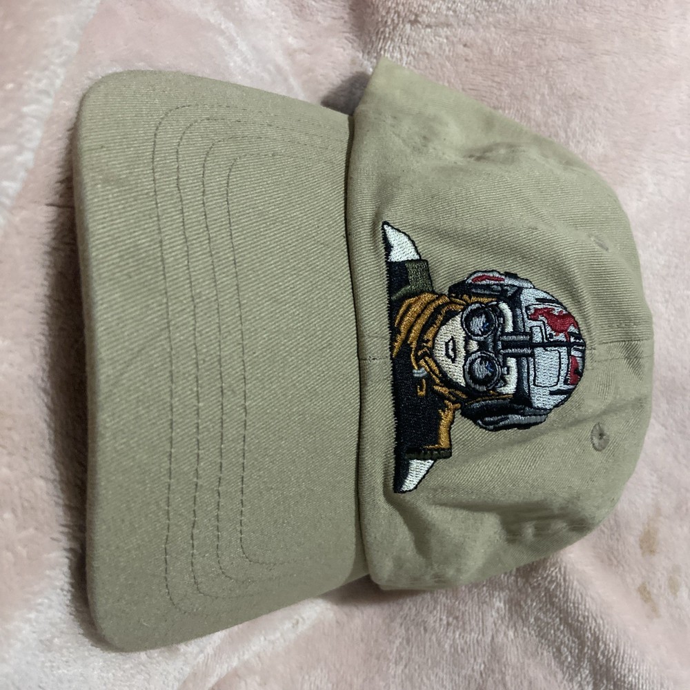 Star Wars Podrace Graniph Cap Beige Free Size Japan Used hat Great Condition!