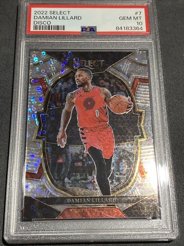 2022 Select Disco Damian Lillard #7 Pop 2 Psa 10🔥