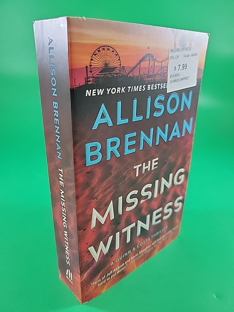 The Missing Witness by Allison Brennan PB