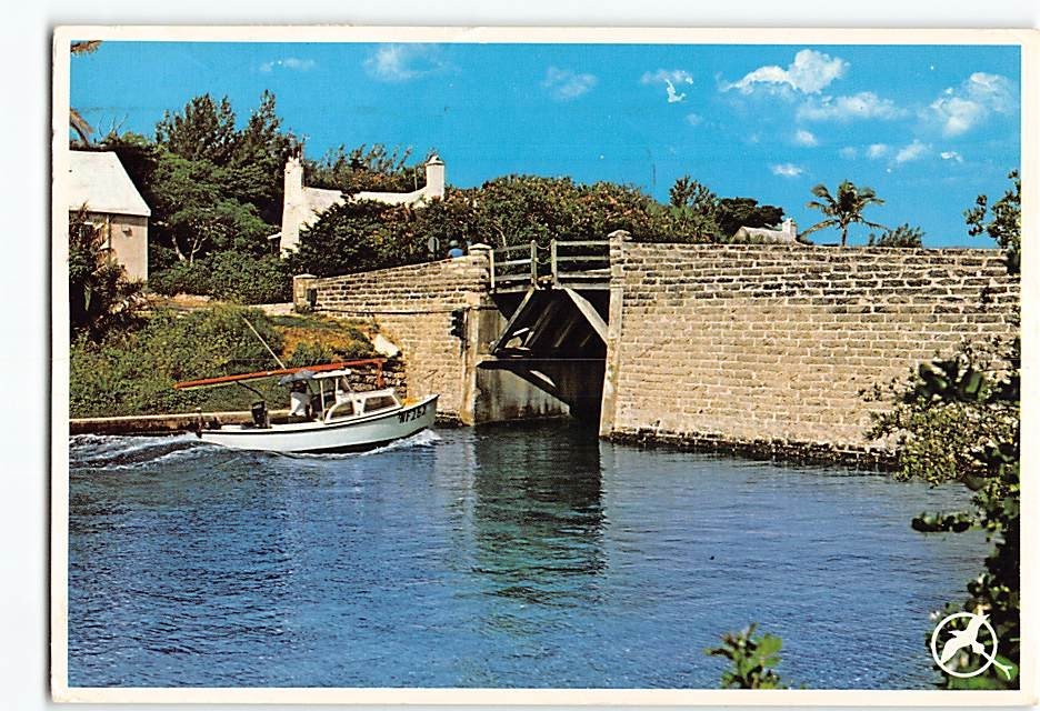 Postcard Somerset Bridge Sandys Parish Bermuda British Overseas