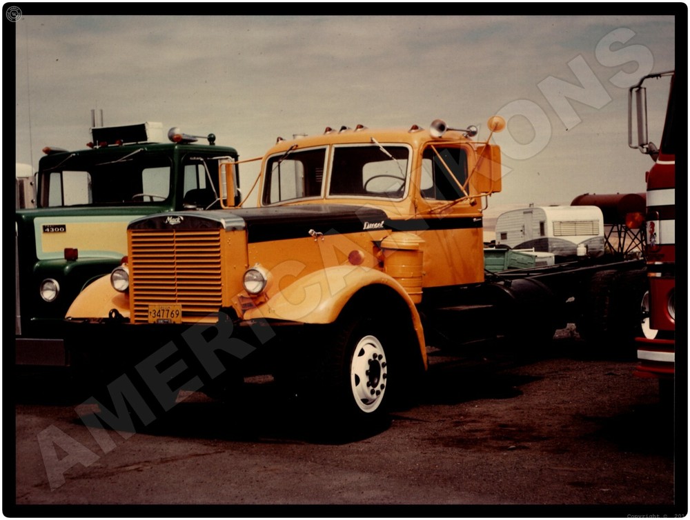 1975 Mack Trucks New Metal Sign: Oregon License Plates Yellow & Black Colors
