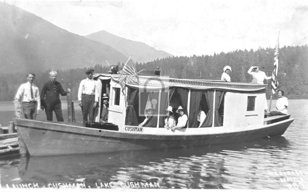 Theodore Roosevelt On Lake Cushman Boat Launch Washington WA - Reprint