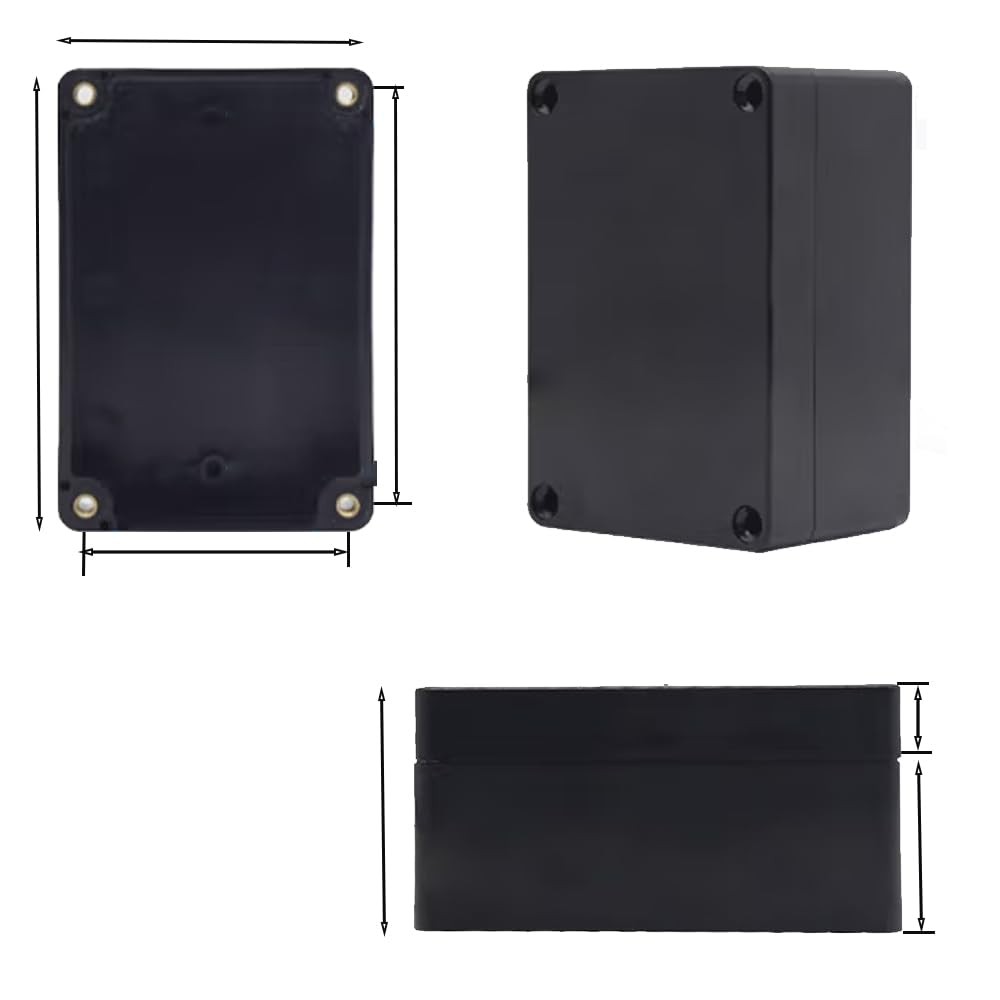 Project Box for Electronics -Electrical Enclosure, Junction Box ABS Plastic-image