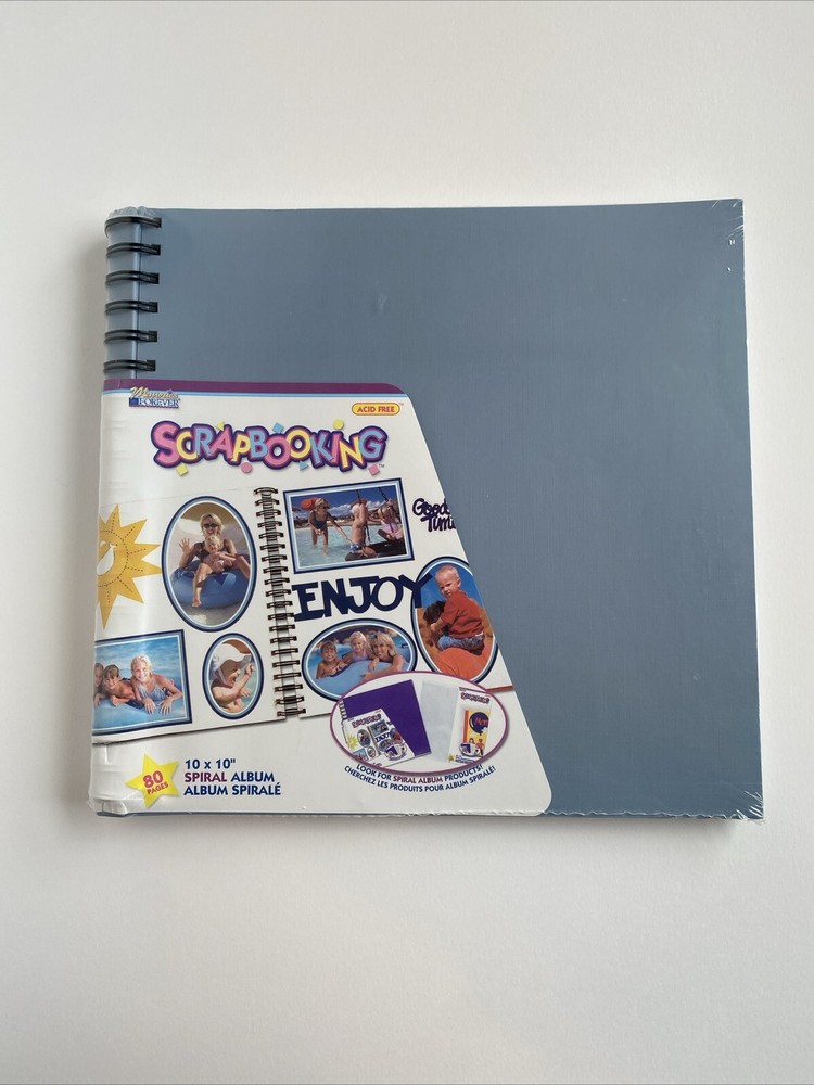 Memories Forever Scrapbooking Spiral ALBUM 10x10” 80 Pages NEW SEALED Acid Free-image