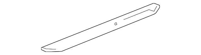 Genuine GM Passenger Side Front Door Sill Trim Plate 22923698