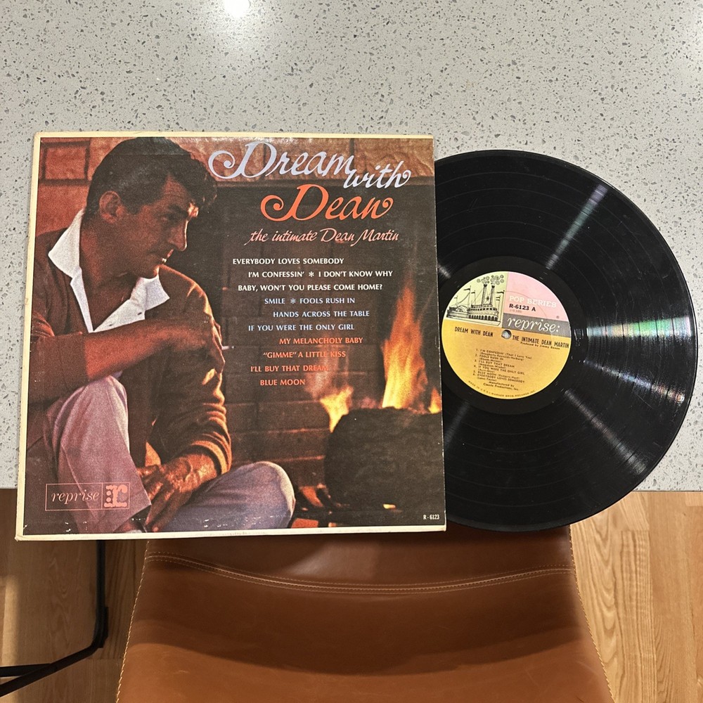 Dean Martin - DREAM WITH DEAN-The Intimate Dean Martin (1964, Vinyl LP) Reprise