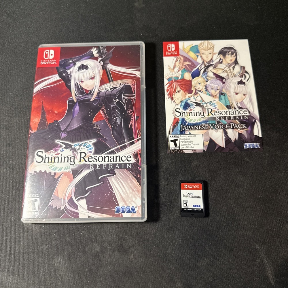 Shining Resonance Refrain CIB - Nintendo Switch PERFECT CONDITION NEVER USED