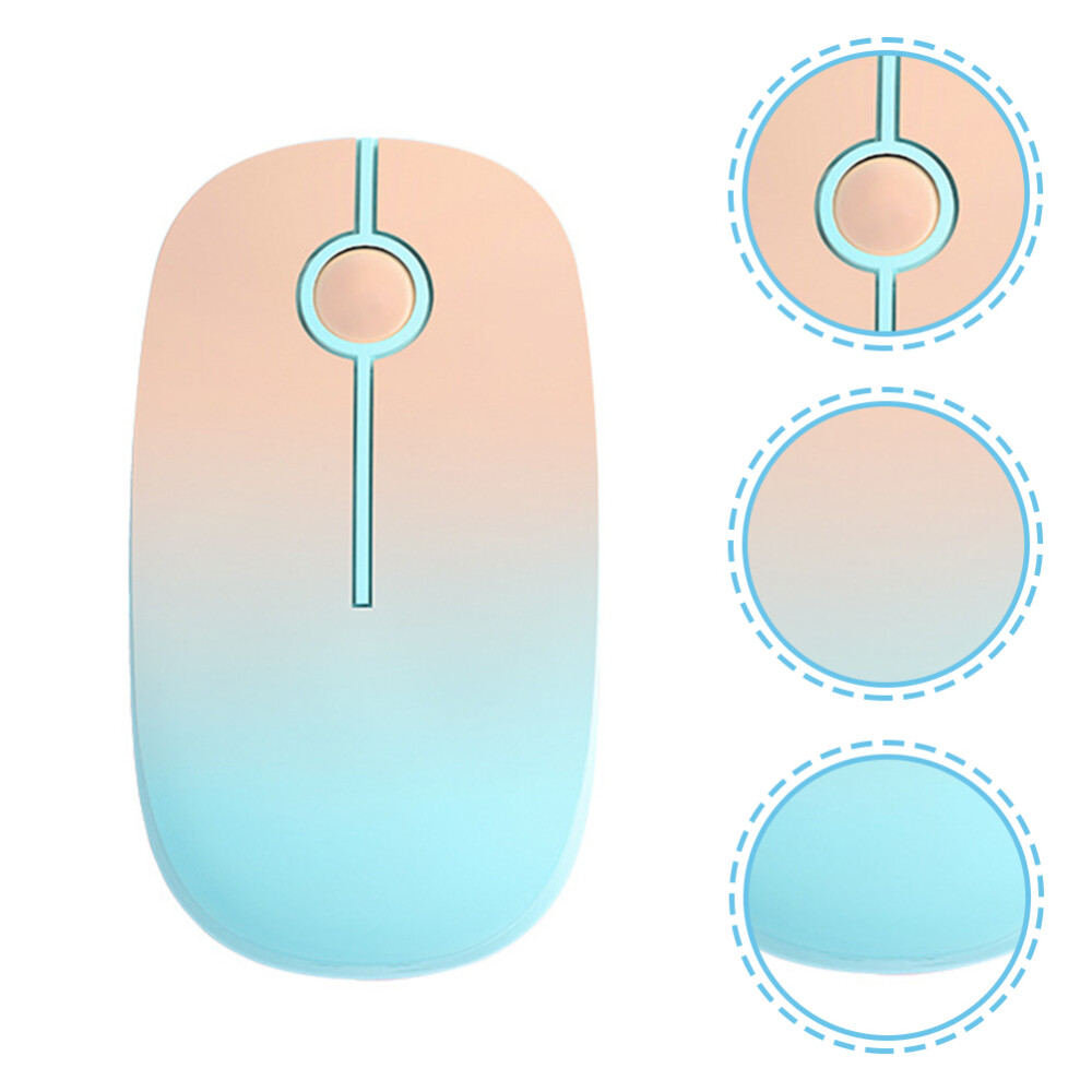 Gradient Wireless Mute Mouse for Laptops Computers Notebooks Cordless