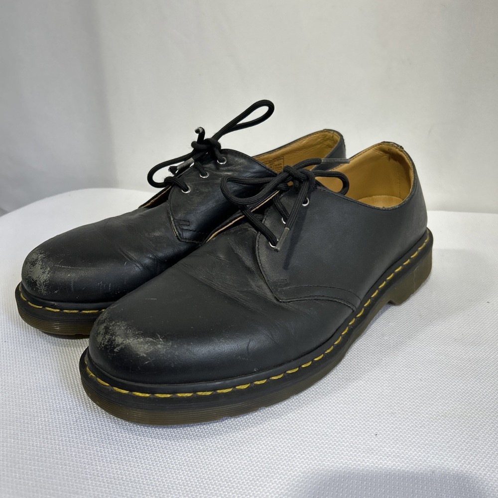 Dr. Martens 1461 Black Smooth Leather Oxford Shoes 3-Eye Men’s Size 11 Low Top