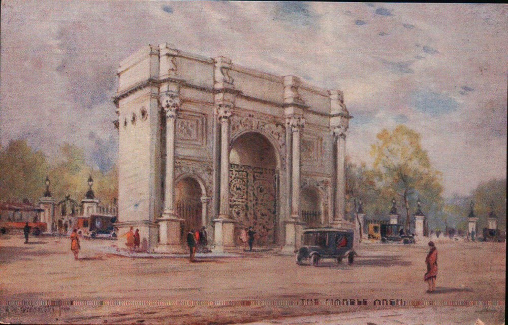 Tuck's Postcard The Marble Arch London England --- Old Vintage Standard Postcard