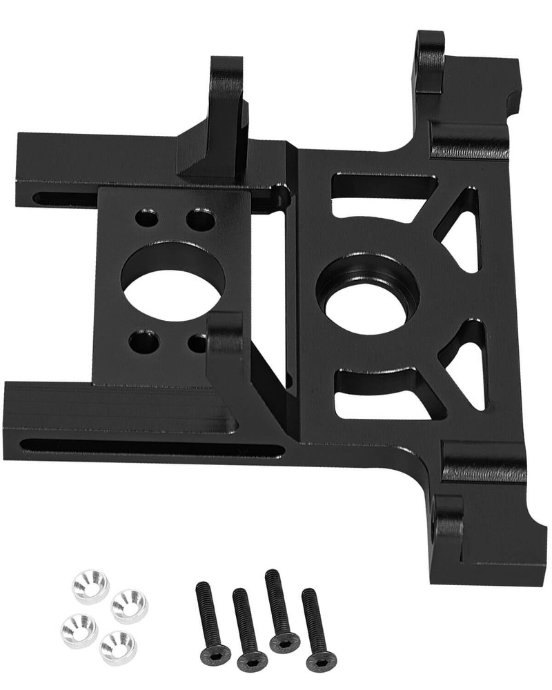 RCMYou Aluminum Bearing Motor Mount Upgrades Part for 1/10 Rustler 4X4 Lcg Sl...